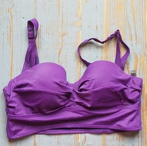Torrid Underwire Bikini Top Purple